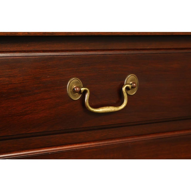 Henkel Harris Virginia Galleries Vintage Mahogany Long Dresser For Sale - Image 13 of 18