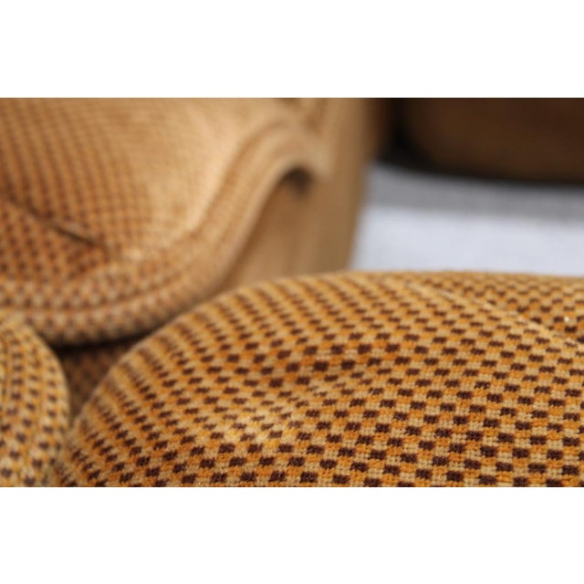 Brown 1970s Modular Sectional and Ottoman by Guido Faleschini for I4 Mariani For Sale - Image 8 of 11