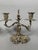 Pair of Rococo Style Silvered Bronze Candelabra, 19th Century, Louis XV Style For Sale - Image 10 of 11