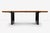 Roger Lee Sprunger for Dunbar Desk in Two-Toned Oakwood 96" long with pencil drawer. Big "D" Dunbar metal tag in drawer...