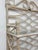 Wood Vintage Etagere Henry Link Rattan Whitewash Three-Tier Glass Shelves Coastal For Sale - Image 7 of 16