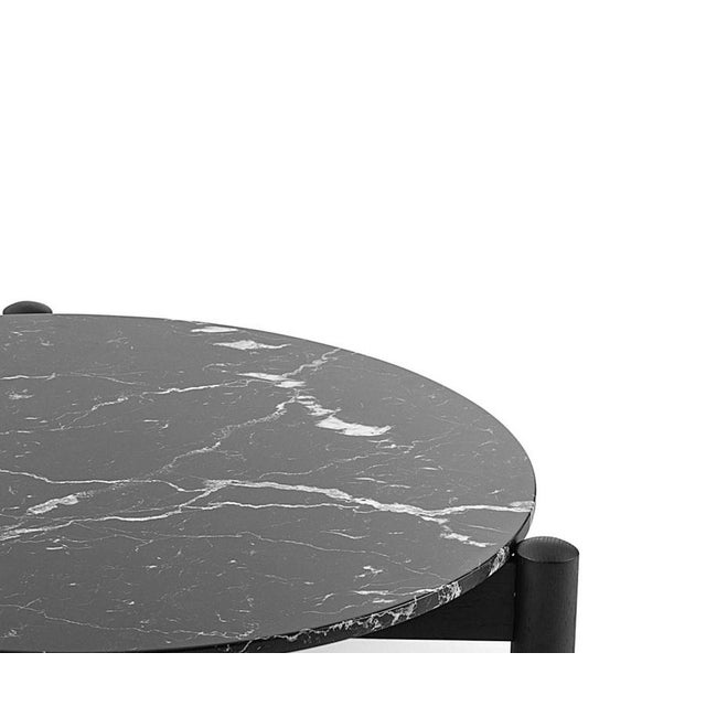 Black Table À Plateau Interchangeable Coffee Tables from Charlotte Perriand, Set of 2 For Sale - Image 8 of 12