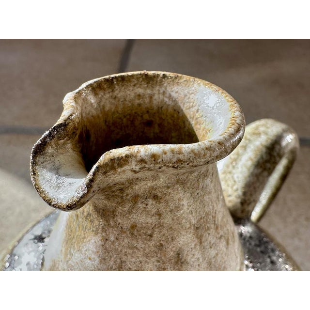 Modernist Studio Ceramic Art Jug Vase from Helma Klett, Germany, 1960s For Sale - Image 14 of 16