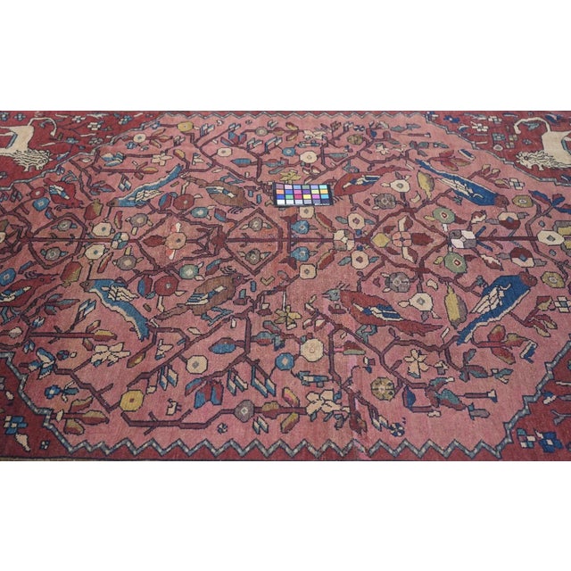 Antique Malayer Rug 5'4'' x 6'4'' For Sale - Image 9 of 10