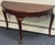 Traditional Kincaid Solid Cherry Georgian Demi Lune Console Table For Sale - Image 3 of 12