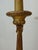 Wood 1900s Tall Gilded Carved Wood Candelabra on a Patinated Base For Sale - Image 7 of 12