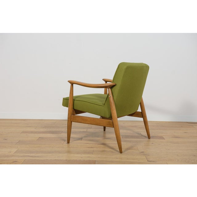 Wood GFM-87 Armchair by Juliusz Kedziorek for Gościcińskie Furniture, Poland, 1960s For Sale - Image 7 of 18