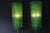 Glass Emerald Green Murano Glass Wall Sconces in the style of Mazzega, Italy, ,2000s, Set of 2 For Sale - Image 7 of 14