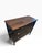 Restored 19th-Century American Empire Revival 3-Drawer Chest in Carbon Black & Walnut For Sale - Image 4 of 12