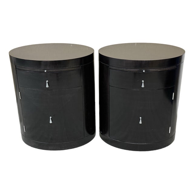 Baker Furniture Archetype Nightstands, Pair For Sale