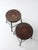 Cabin Vintage Industrial Stools Pair For Sale - Image 3 of 12