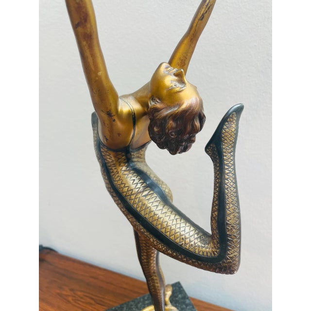 Art Deco Bronze Sculpture by Otto Poertzel, 1920s For Sale - Image 9 of 12