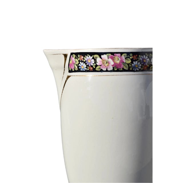 Boch Freres Keramis 1920s Boch Frères Keramis Pitcher For Sale - Image 4 of 9