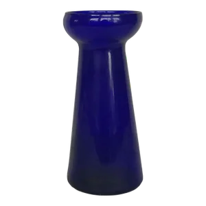 Cobalt Blue Glass Hyacinth Vase