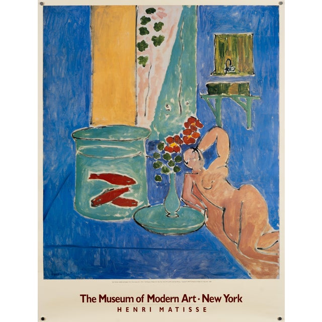Henri Matisse at the Museum of Modern Exhibition Poster, 1987 For Sale - Image 9 of 9