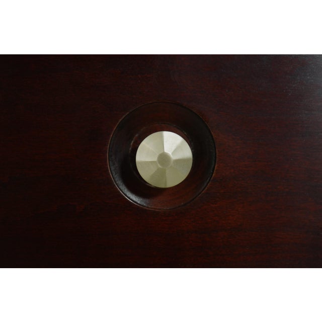 Brown Stickley Modern Arts & Crafts Cherry High Chest For Sale - Image 8 of 13