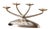 Modernist 4-Light Candelabra in Silver-Plated Metal from WMF Ikora, 1959 For Sale