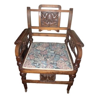 Mid 19th Century Eastlake Parlor Chair For Sale