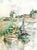 French Watercolor - Fishing Boats For Sale