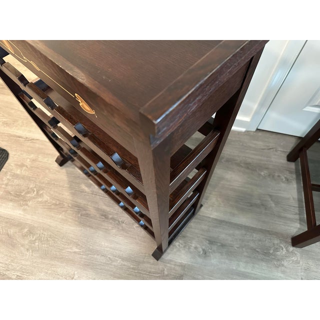 Early 21st Century Stickley Wine Rack For Sale - Image 5 of 12