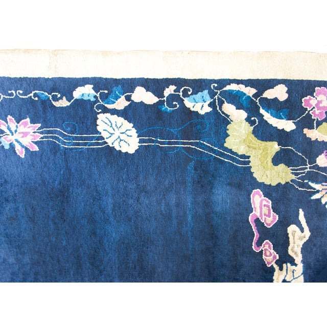 Early 20th Century Early 20th Century Chinese Art Deco Rug For Sale - Image 5 of 15