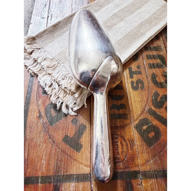 Silver Antique Hotel Silver Ice Scoop For Sale - Image 8 of 9
