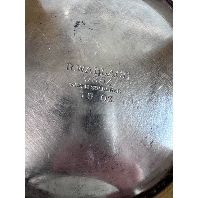 1940s Mid Century Modern Hotel Silver Serving Bowl For Sale In San Francisco - Image 6 of 8