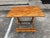 1950s 1950s Mid-Century Split Bamboo Folding Table For Sale - Image 5 of 12