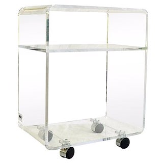Vintage Lucite Bar Cart For Sale