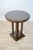 Brown Round Art Deco French Beech Side Table, 1920s For Sale - Image 8 of 9