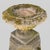 English Garden Basin on Patinated Stone Pedestal, 1920s For Sale - Image 6 of 16