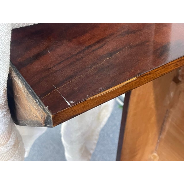 70s/80s Burl Wood Coffee Table, Sculptural Modernist Style of Milo Baughman, Vintage, McM, Postmodern For Sale - Image 9 of 10