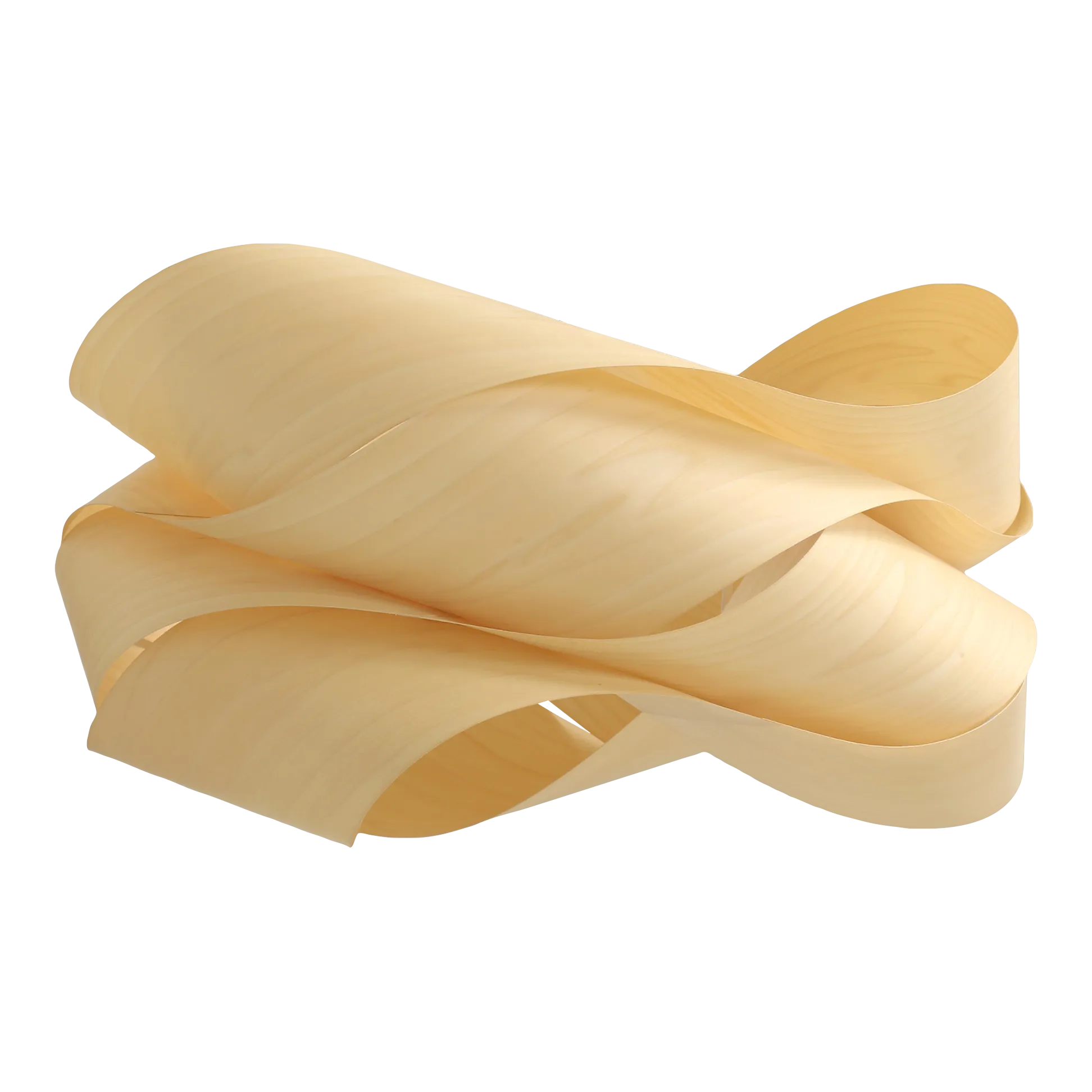 LZF Link Wood Veneer Pendant Large Size Hand-Made in Spain | Chairish