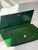 Mid-Century Modern Vintage Leather, Kelly Green Mid-Century Clutch Purse by Vailerie For Sale - Image 3 of 7