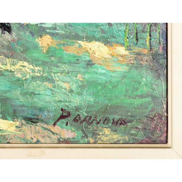 P. Arnaux, Impressionism Paris Cabaret, 20th Century, Oil on Canvas For Sale - Image 4 of 8