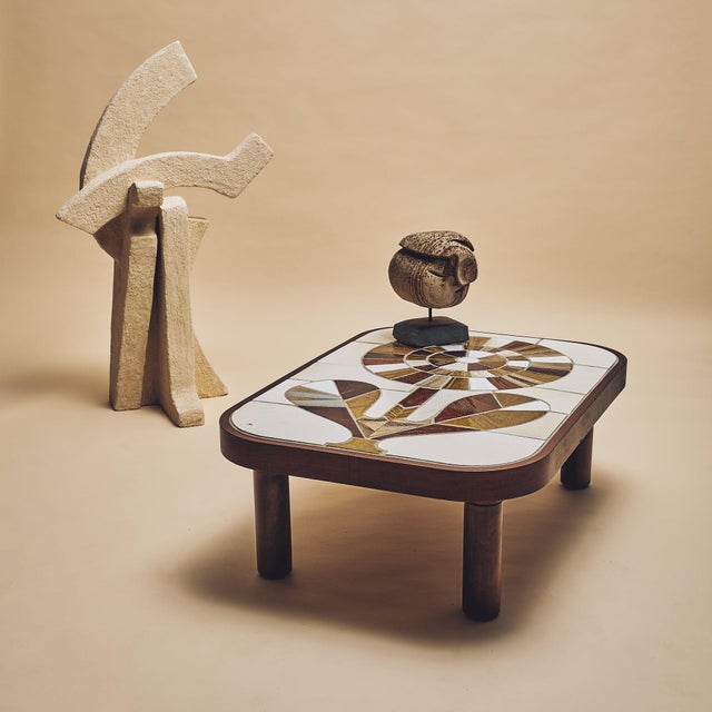 Stone French Abstract Limestone Sculpture, 1970s For Sale - Image 7 of 18