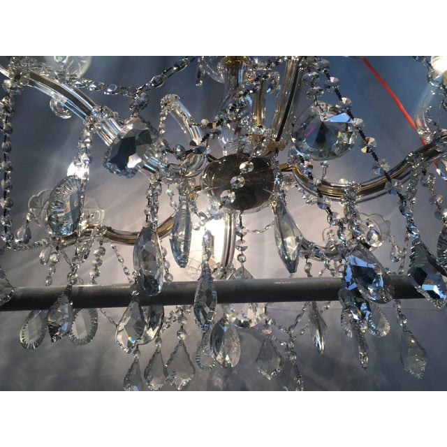1950s Crystal Chandelier, 1950s For Sale - Image 5 of 18