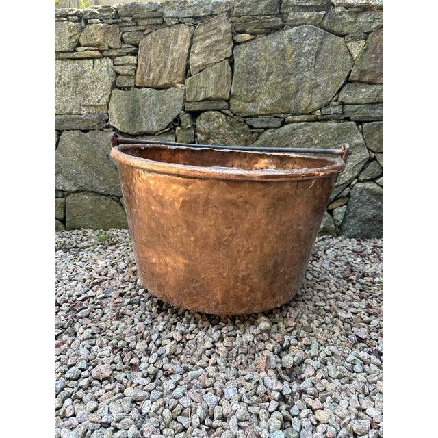 21" Copper Cauldron Pot For Sale In Providence - Image 6 of 12