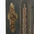 Blue Antique Rustic Farmhouse Folk Art Painted Bridal Cabinet, 1882 For Sale - Image 8 of 18