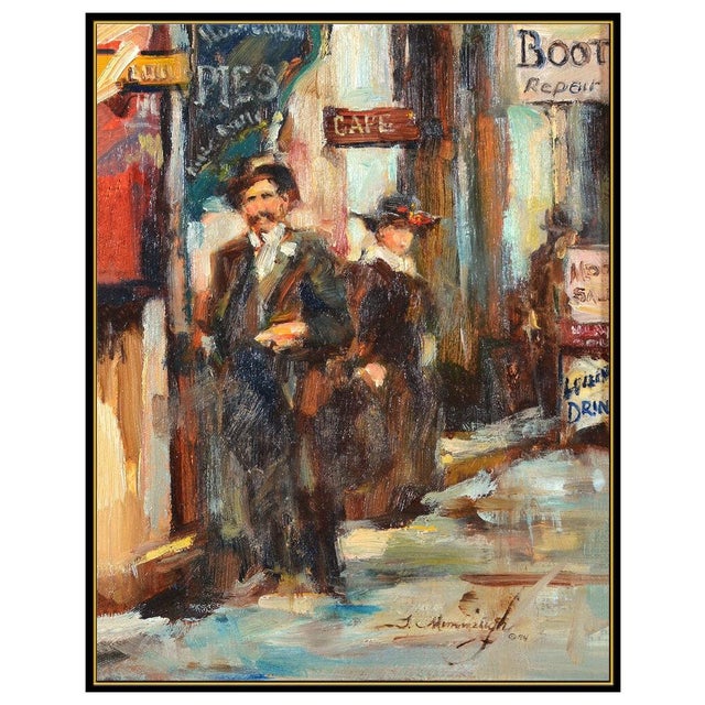 Message us to inquire about custom framing options! (Included for free with every purchase) The artwork here, "A Stroll...