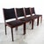 Wood 1960s Mid Century Danish Modern Dining Chairs Johannes Andersen Set 5 Rosewood Brown For Sale - Image 7 of 10