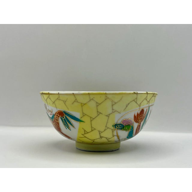 1950s Asian Dragon Ramen Bowl & Spoon For Sale In Jacksonville, FL - Image 6 of 10