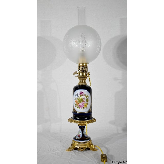Neuburger-Lemonon Lamps, 1800s, Set of 2 For Sale - Image 9 of 18