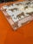 Kenneth Ludwig Chicago White & Gold Cheetah Lucite Tray For Sale - Image 4 of 7