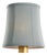 Visual Comfort Signature 5" Blue Linen Soft Empire Shade For Sale