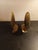 Pair of 1960s Solid Brass Ribbed Shell Bookends Crafted in Taiwan For Sale - Image 4 of 6