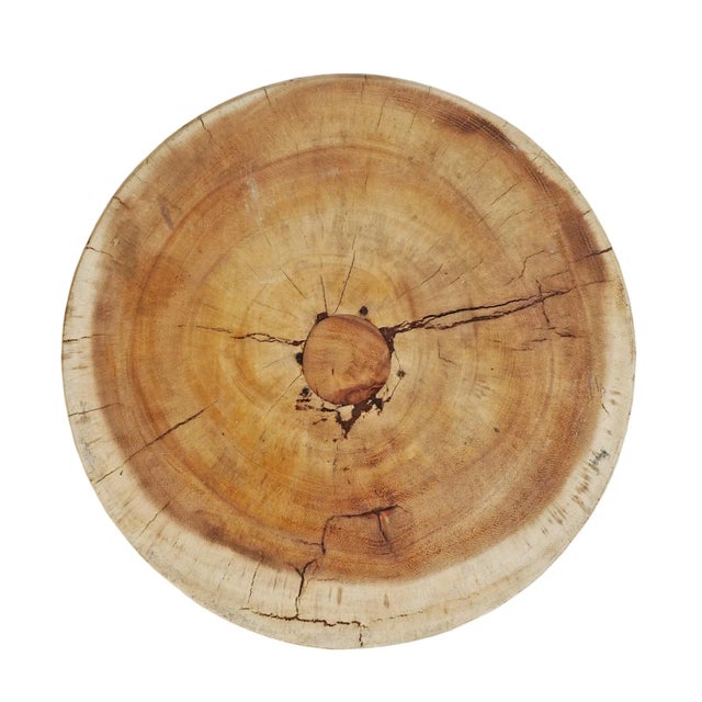 Tribal Vintage Tribal Java Natural Side Table Stand For Sale - Image 3 of 9