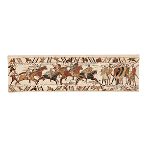 Bayeux - Battle of Hastings Loom Woven Tapestry - 68 X 230 Cm (2'3" X 7'7") - Requires Rod Size 6