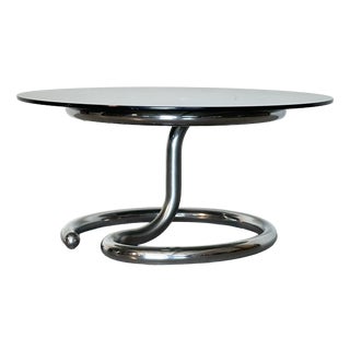 Round Coffee Table by Giotto Stoppino, 1970s For Sale