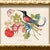 Illustration Reproduction Vintage Birds and Butterflies Art Print (Bird#4), Framed For Sale - Image 3 of 5
